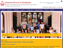 Tablet Screenshot of charlestonuu.org